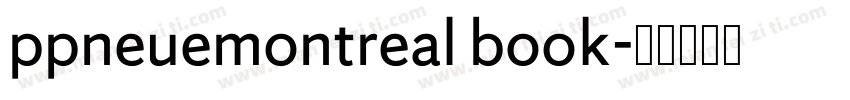 ppneuemontreal book字体转换